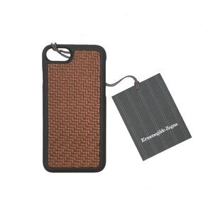 NEW $495 Ermenegildo Zegna Pelle Tessuta Leather iPhone Case!  iPhone 6 6S 7 8